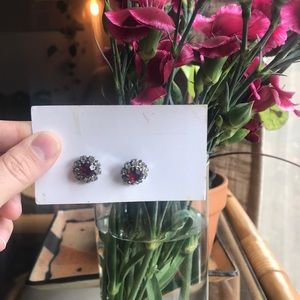 Vintage jeweled earrings